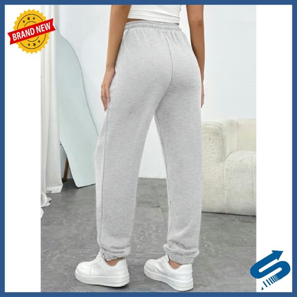 Women's Sweatpants Joggers Baggy Lounge Pants with Pockets - Picture 5 of 7